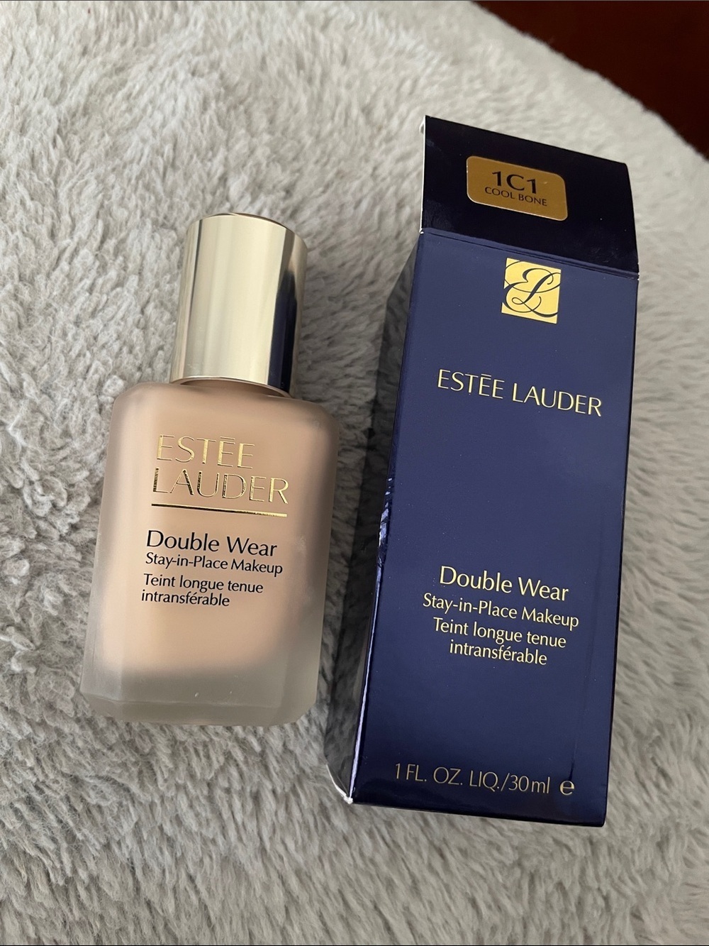 Estee Lauder Double Wear Foundation - Cool Bone (1C1) Beige Shade